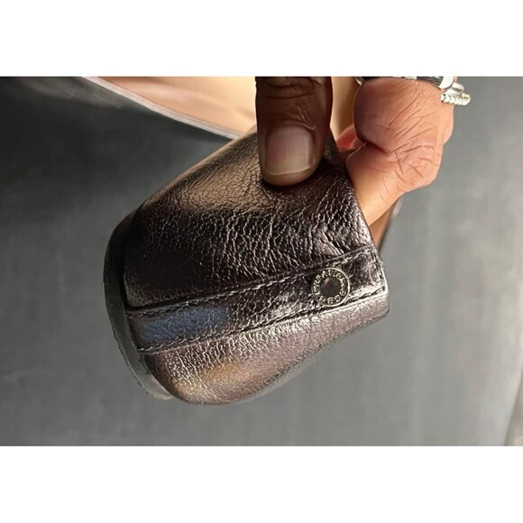 BCBGeneration Geremia Leather Calf Ballet Flats Gunmetal Size 6 - Picture 6 of 12